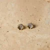 New Love From Lilou Ada Stud Earrings - Gold