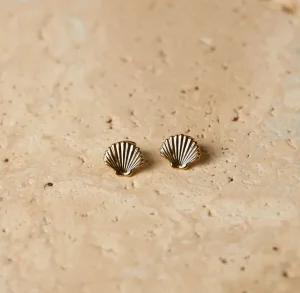 New Love From Lilou Ada Stud Earrings - Gold