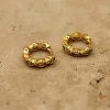 Discount Love From Lilou Amelia Hoop Earrings - Diamond / Gold