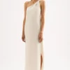 Fashion Nude Lucy Avery Linen Midi Dress - Natural