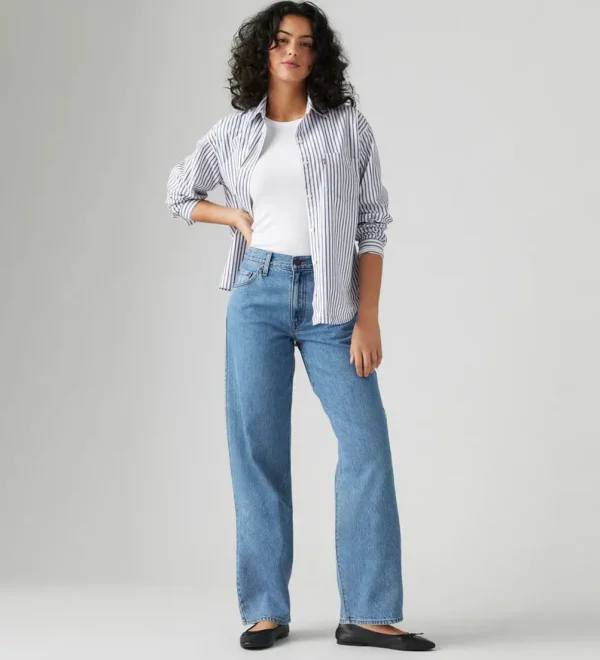 Fashion Levis Baggy Dad Jeans - Own It Stone