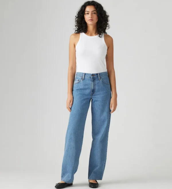 Fashion Levis Baggy Dad Jeans - Own It Stone