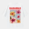 Fashion Maku Bahamas Oversize Tee - White