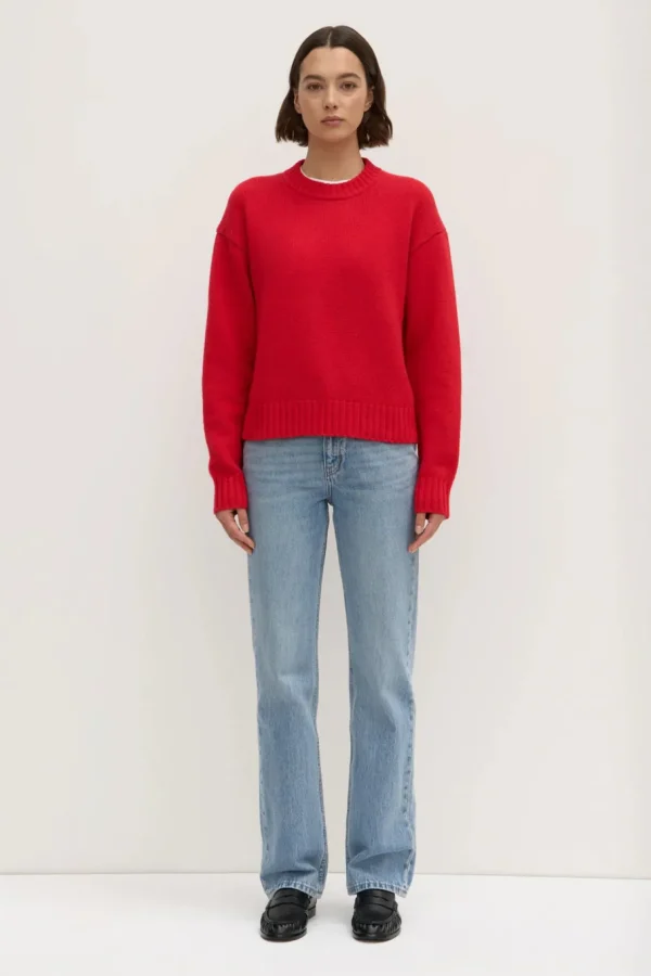Fashion Assembly Label Beau Wool Merino Knit - Goji