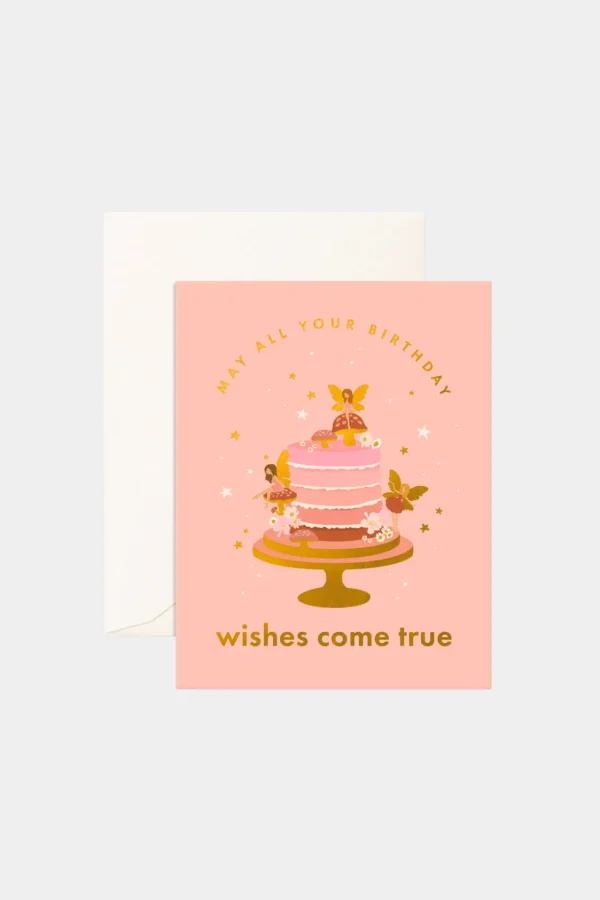 Discount Fox u0026 Fallow Birthday Cake Fairies Greeting Card