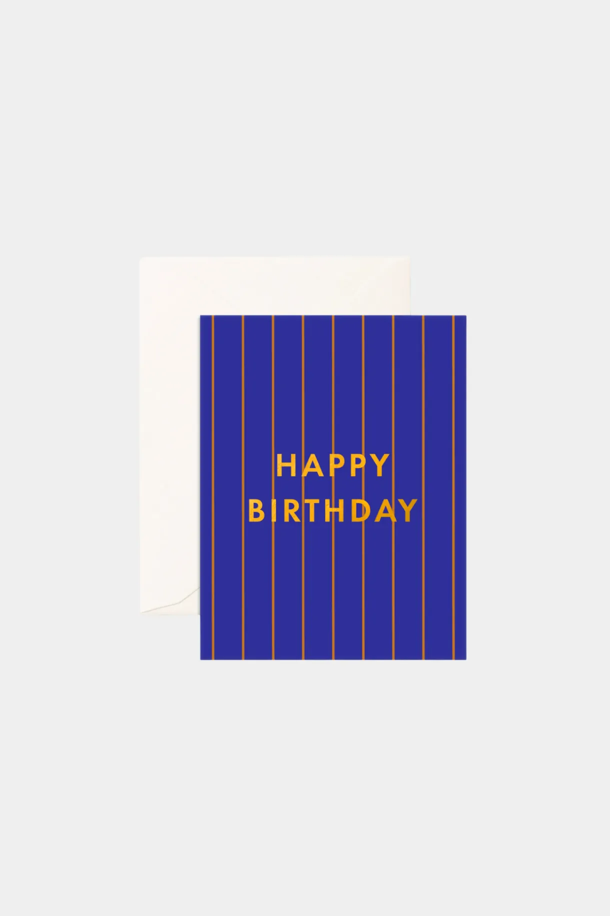 birthday_cobalt_pinstripe_0.webp Hot Fox u0026 Fallow Birthday Cobalt Pinstripe Greeting Card