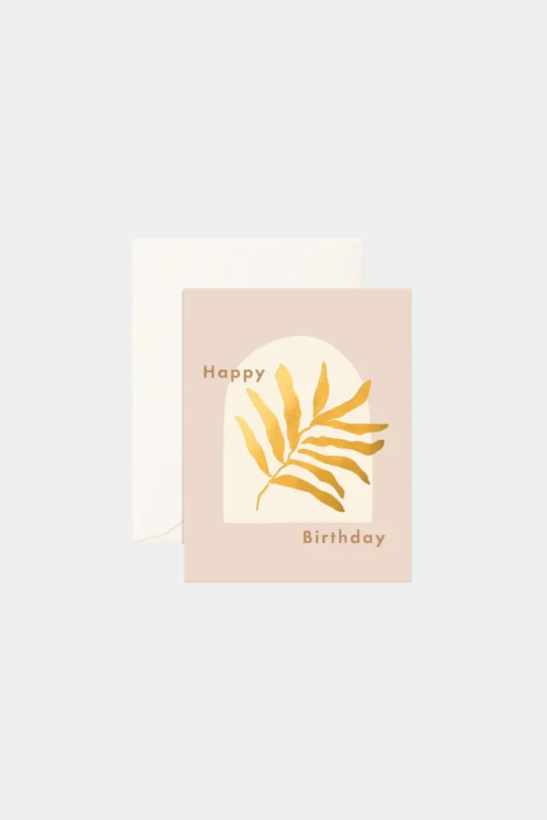 Online Fox u0026 Fallow Birthday Frond Greeting Card