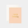 Outlet Fox u0026 Fallow Birthday Peach Tree (Gold Embossed) Greeting Card