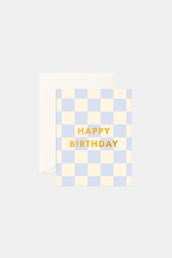 New Fox u0026 Fallow Birthday Powder Check Greeting Card