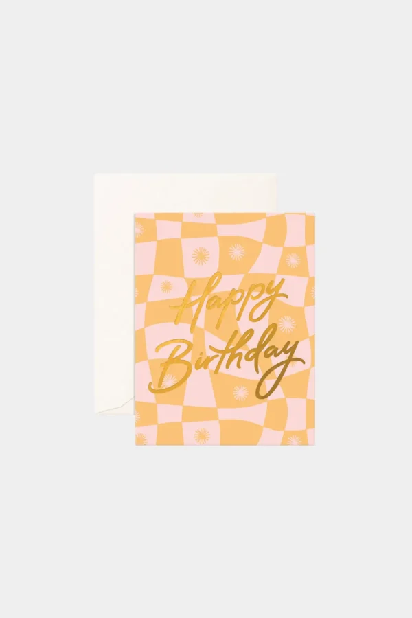 Outlet Fox u0026 Fallow Birthday Warp Greeting Card
