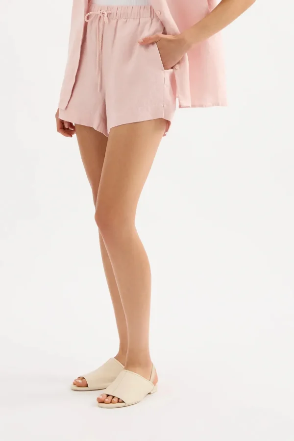 Discount Nude Lucy Blake Linen Short - Quartz