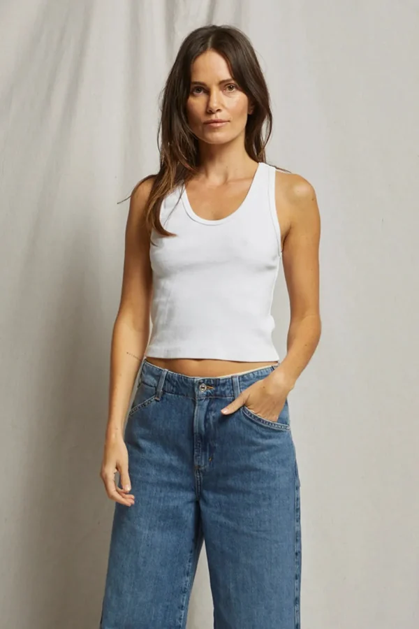 Fashion Perfect White Tee Blondie Tank - Core Colours