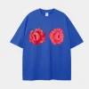 Discount Maku Blooming Boobies Oversize Tee - Blue
