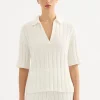 Fashion Nude Lucy Brinkley Knit Top - Salt