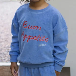 Discount Golden Children Buon Appetito Sweater - Pool Blue