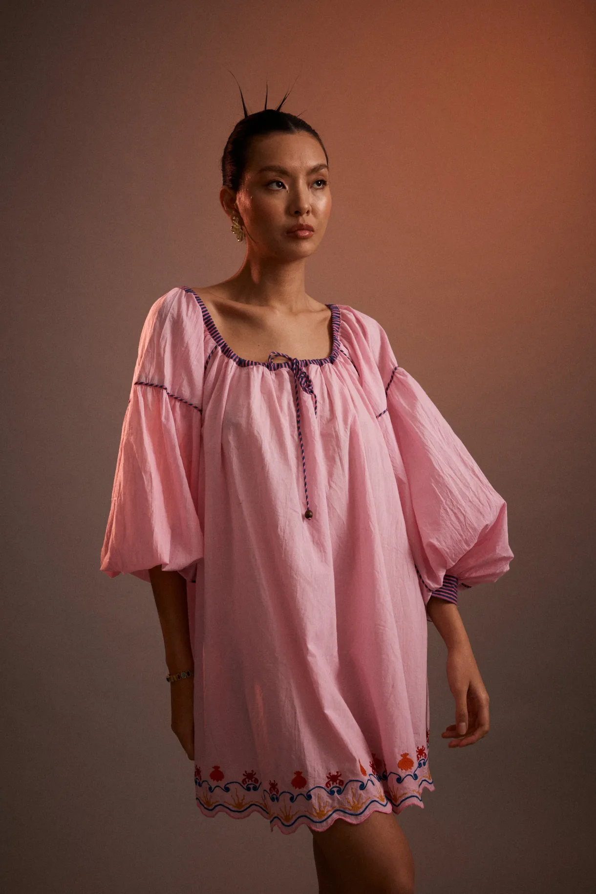 calypso_hungarian_mini_dr_0.webp Clearance Kinga Csilla Calypso Hungarian Mini Dress