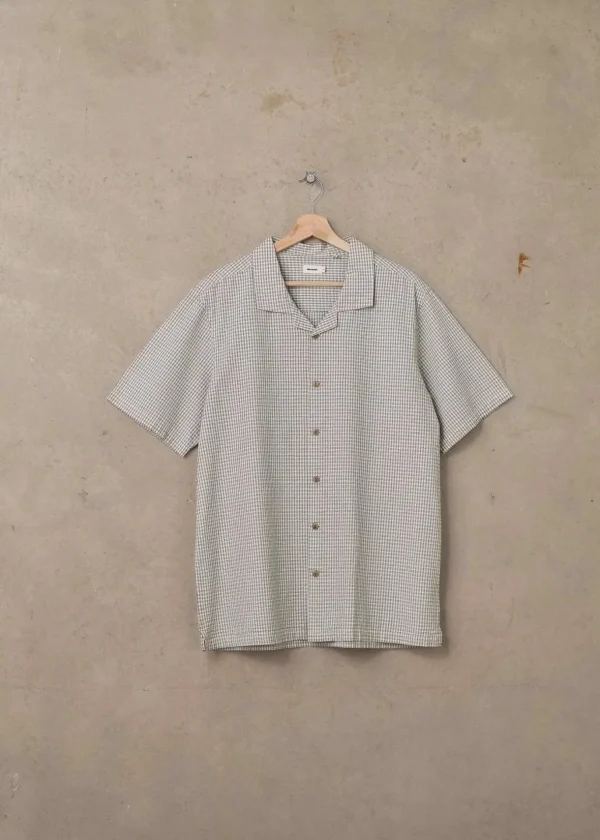 Clearance Mctavish Camp Collar Shirt - White Multi