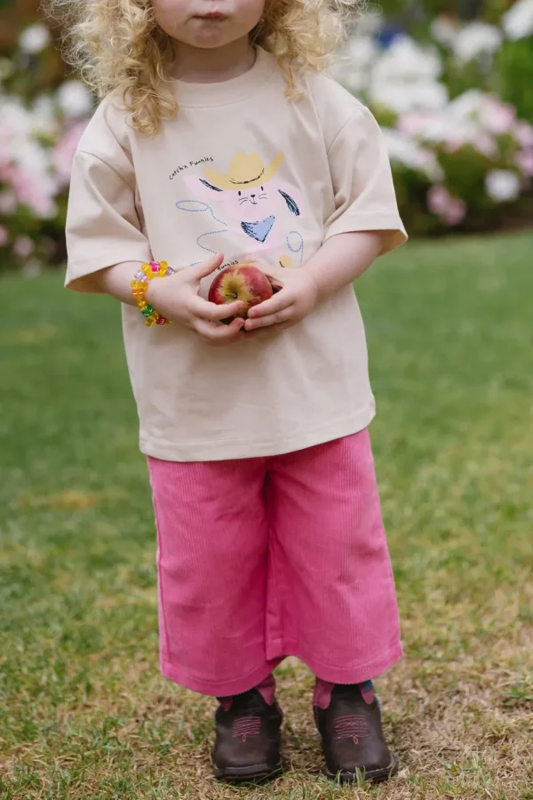 Sale Sunday Siblings Catch'n Bunnies Tee - Pink