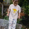 Hot Sunday Siblings Catch'n Bunnies Tee - Yellow