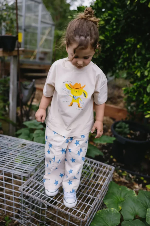 Hot Sunday Siblings Catch'n Bunnies Tee - Yellow