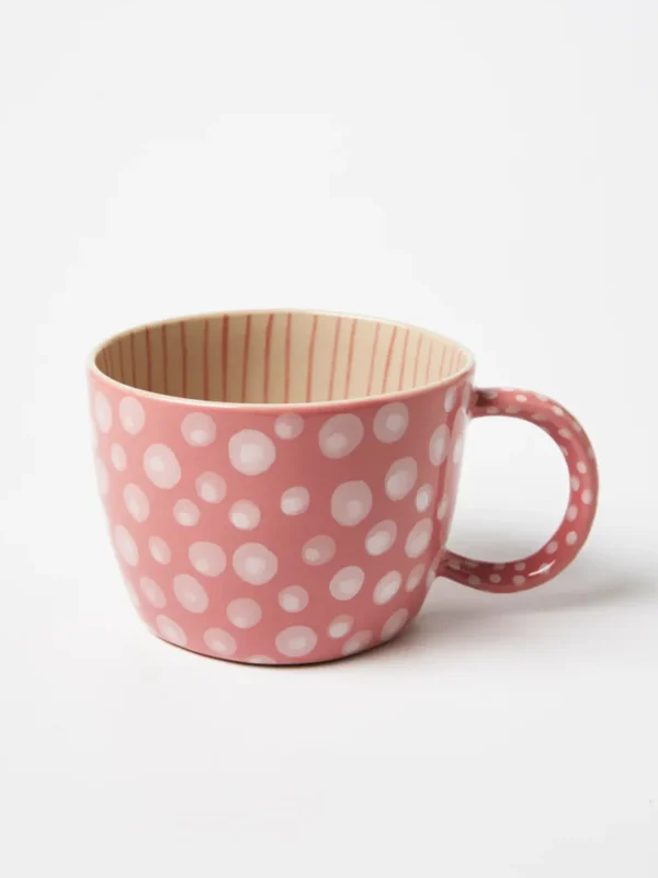 New Jones u0026 Co Chino Mug Pink Dot