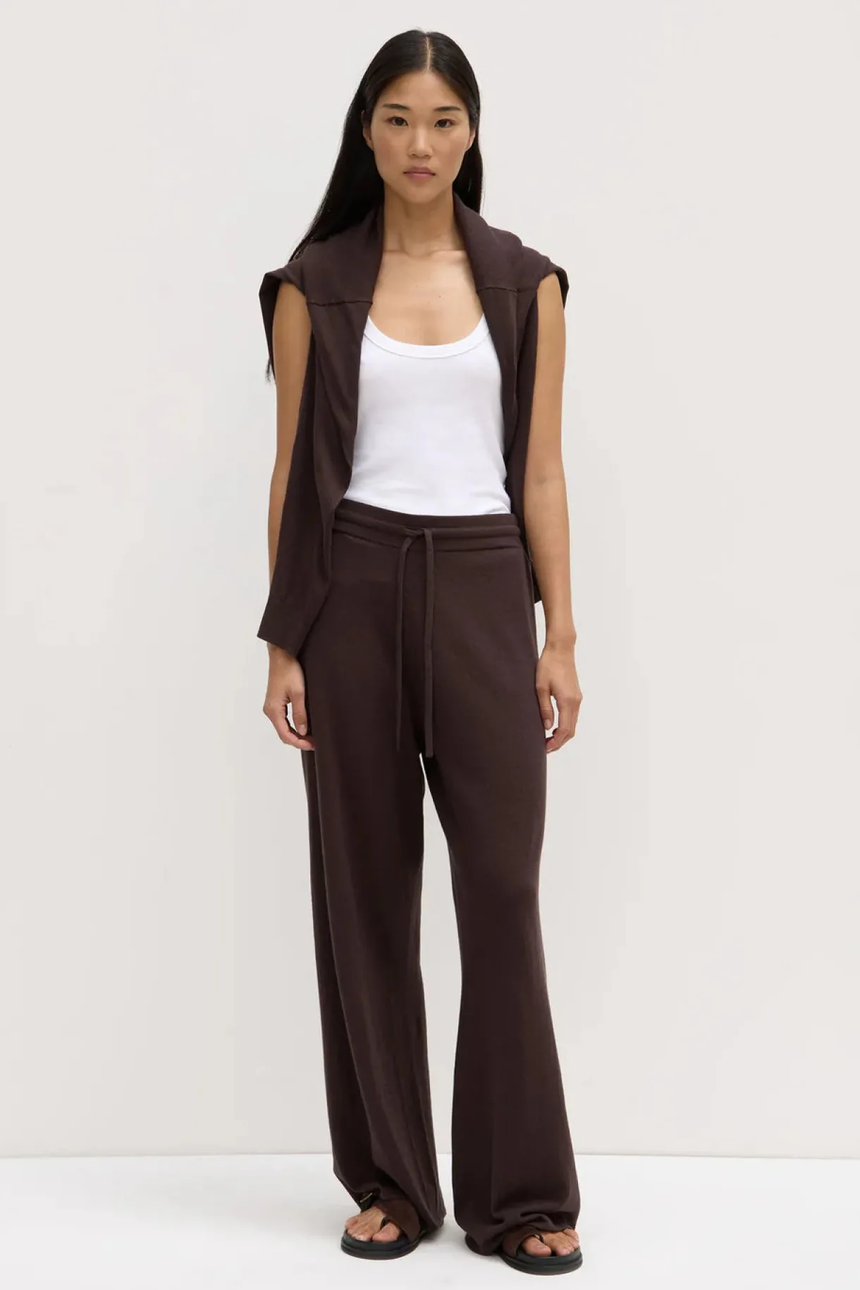 cotton_cashmere_lounge_pa_0.webp Outlet Assembly Label Cotton Cashmere Lounge Pant - Ganache