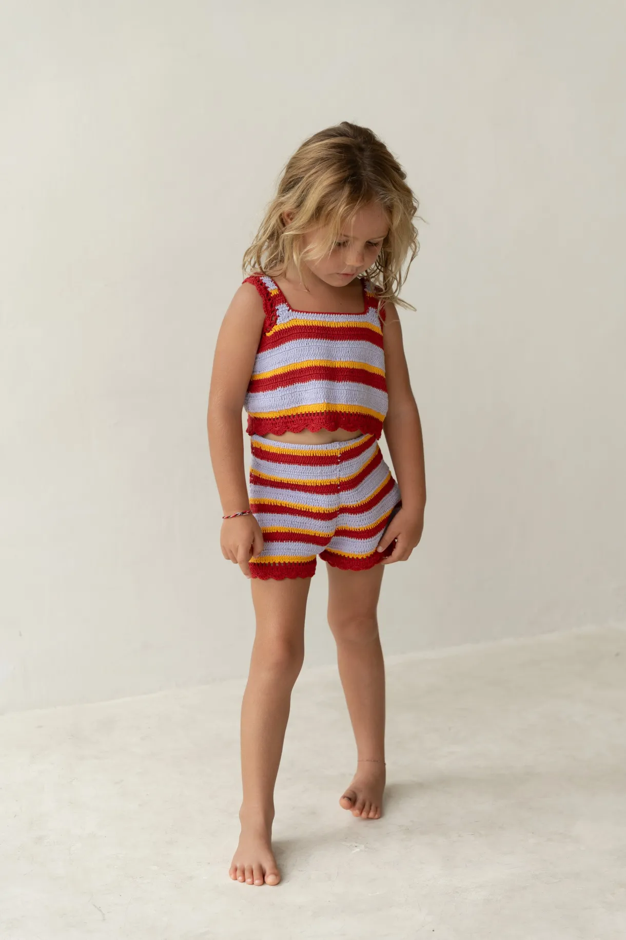 crochet_top__sunset_strip_0.webp Outlet Illoura The Label Crochet Top - Sunset Stripe