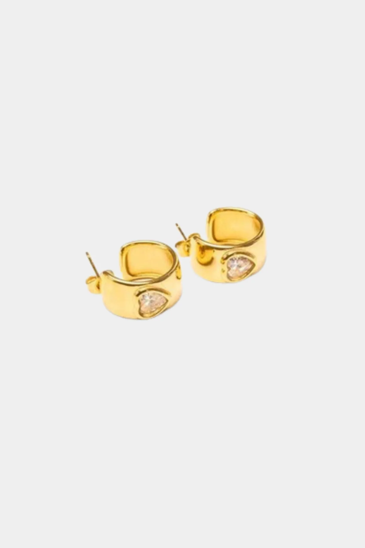 crystal_heart_hoop_earrin_0-1.webp Fashion We Are Emte Crystal Heart Hoop Earrings in 18k Gold Plated