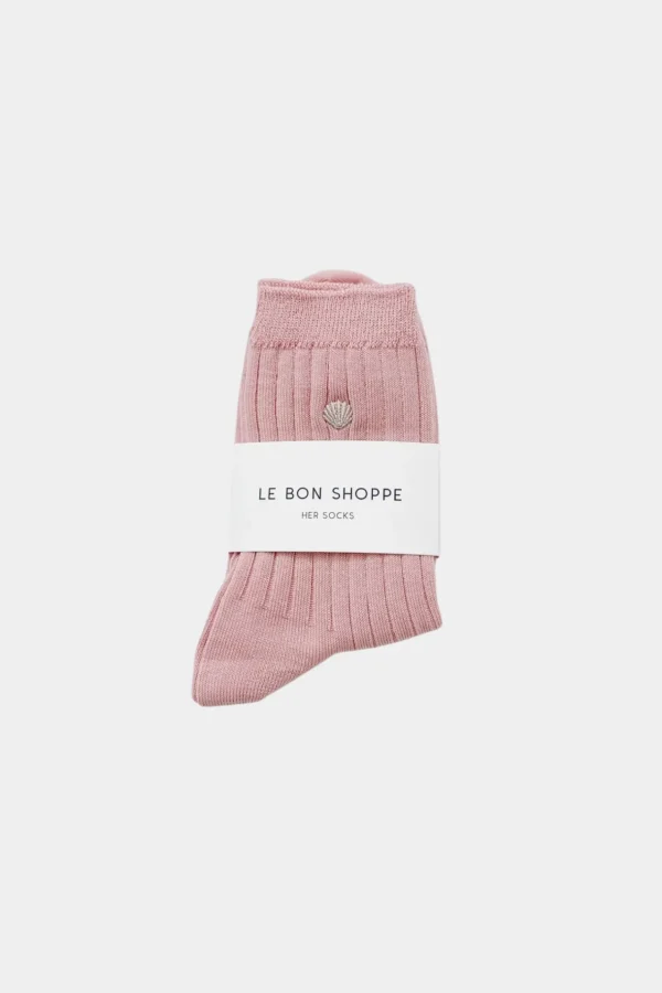 Clearance Le Bon Shoppe Embroidered Her Socks