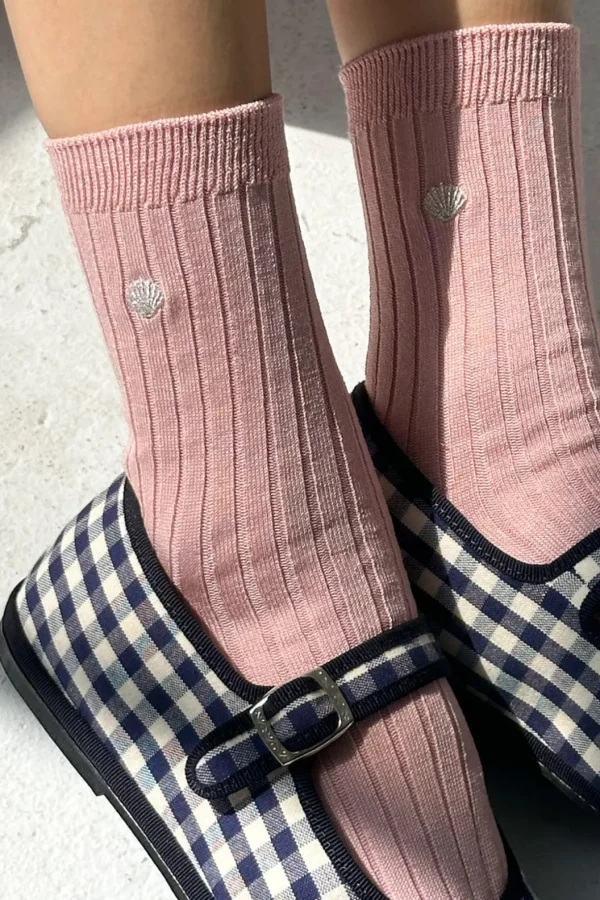 Clearance Le Bon Shoppe Embroidered Her Socks