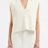 Clearance Nude Lucy Enes Knit Vest - Salt