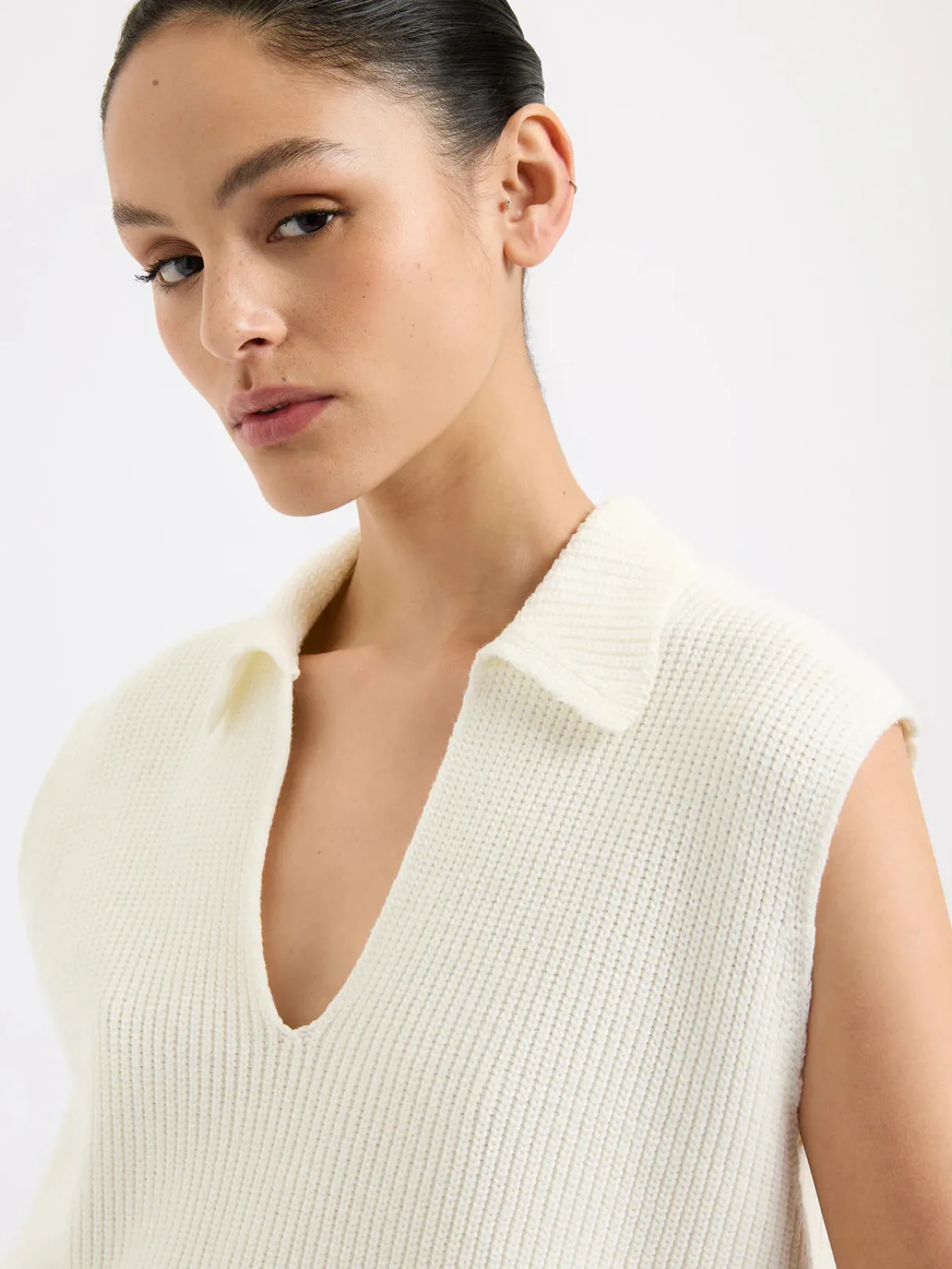 enes_knit_vest__salt_1.webp Clearance Nude Lucy Enes Knit Vest - Salt