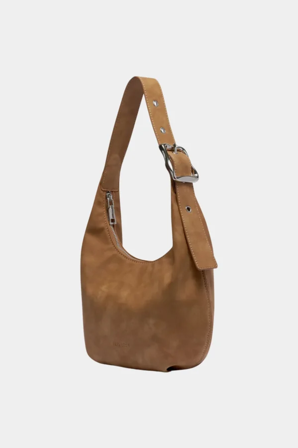Fashion Brie Leon Everyday Croissant Bag - Caramel Nubuck