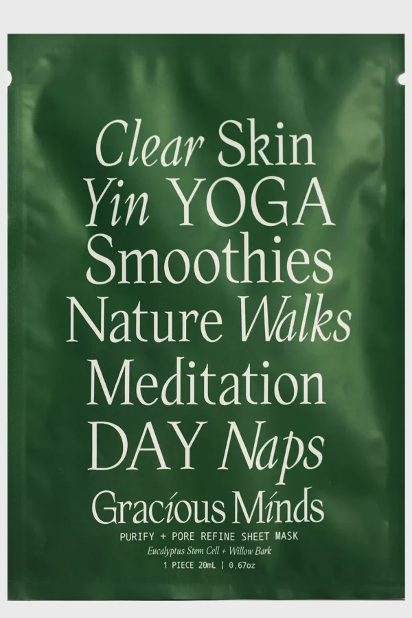 Best Gracious Minds Face Sheet Mask