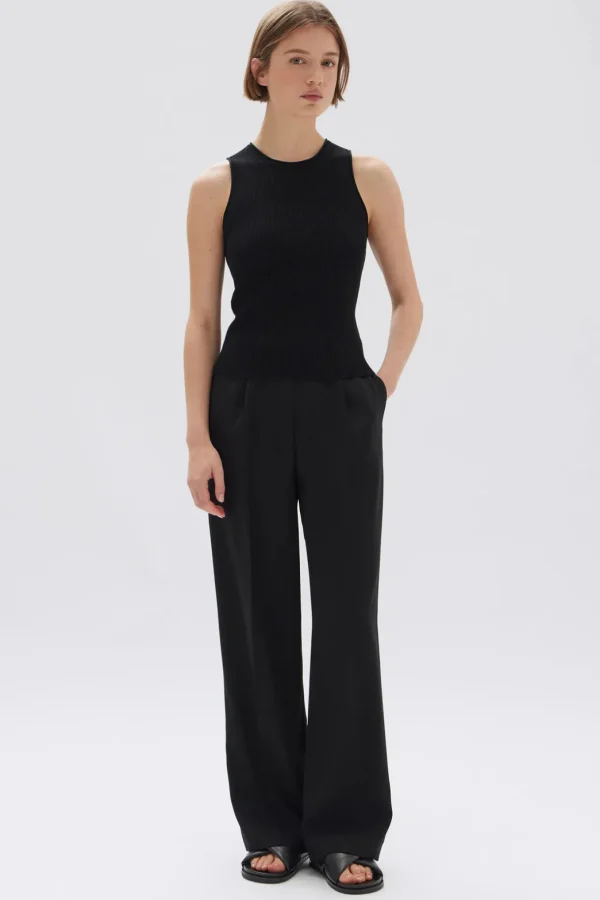 Fashion Assembly Label Faye Knit Tank - Black