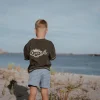 New Milky Designs Fishy Tee - Charcoal