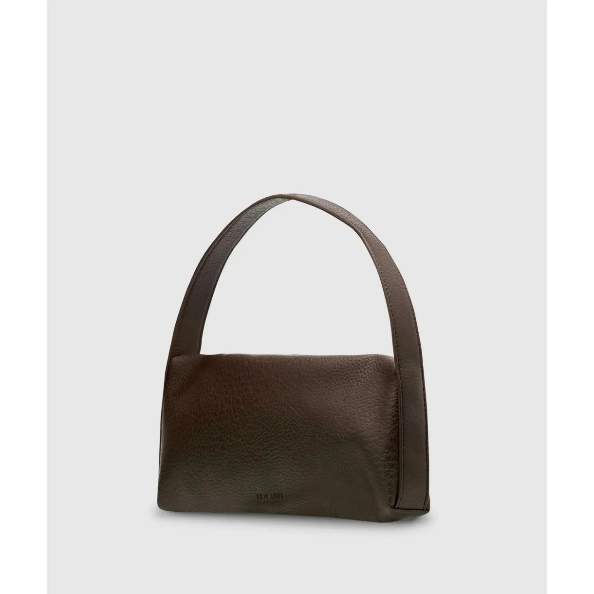 harlow_slouch_mono_baguet_0.webp Fashion Brie Leon Harlow Slouch Mono Baguette Bag - Choc Nappa