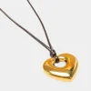 Outlet We Are Emte Heart Pendant Necklace in Gold