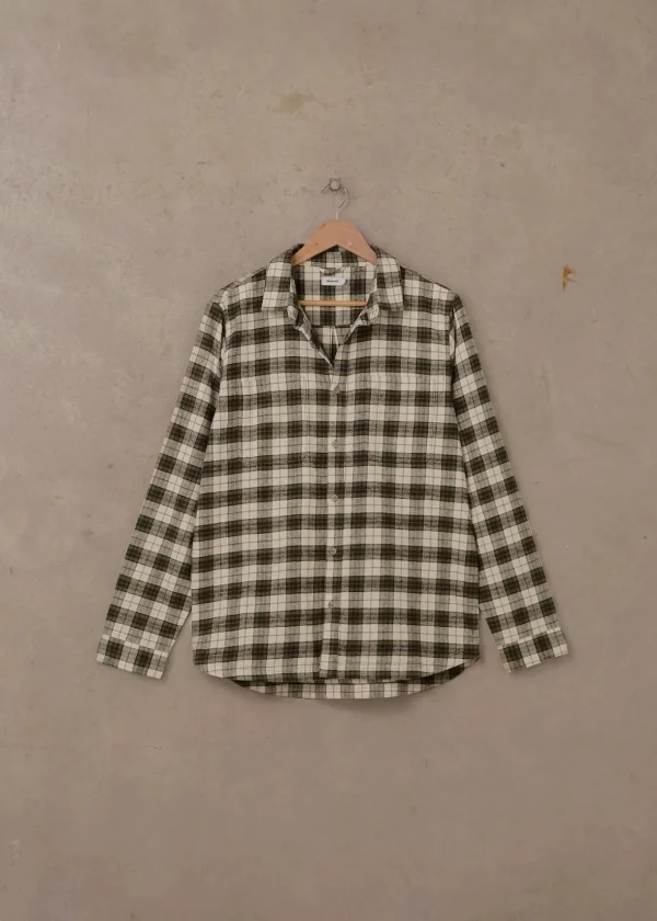 Discount Mctavish House Check Flannel Shirt - Green Multi