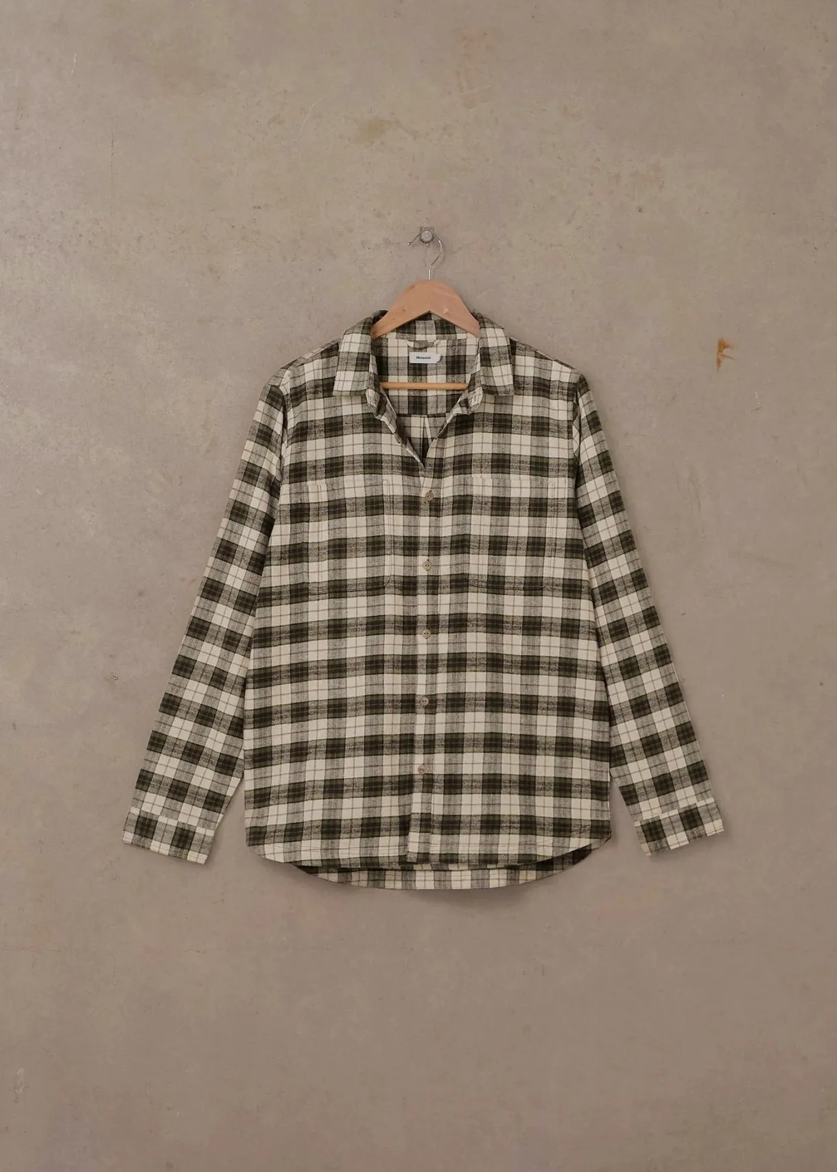 house_check_flannel_shirt_2.webp Discount Mctavish House Check Flannel Shirt - Green Multi