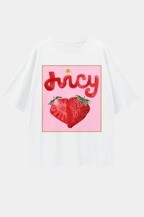 New Maku Juicy Oversize Tee - White