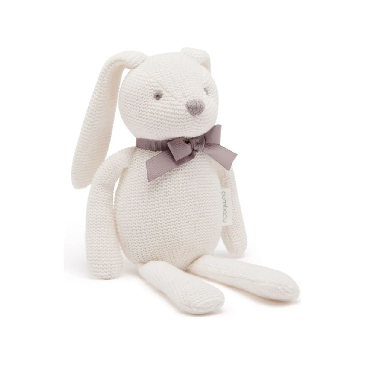 knitted_bunny_toy__white_0.webp Best Heysmed Knitted Bunny Toy - White