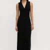 Best Assembly Label Kyra Knit Midi Dress - Black