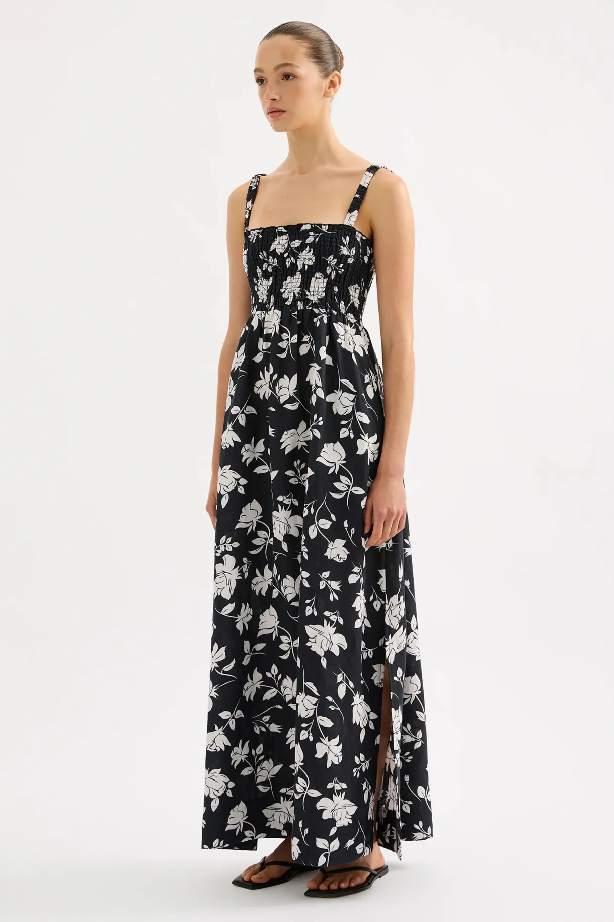 linen_maxi_dress__alba_2.webp Hot Nude Lucy Linen Maxi Dress - Alba