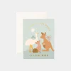 Hot Fox u0026 Fallow Little One Outback Greeting Card