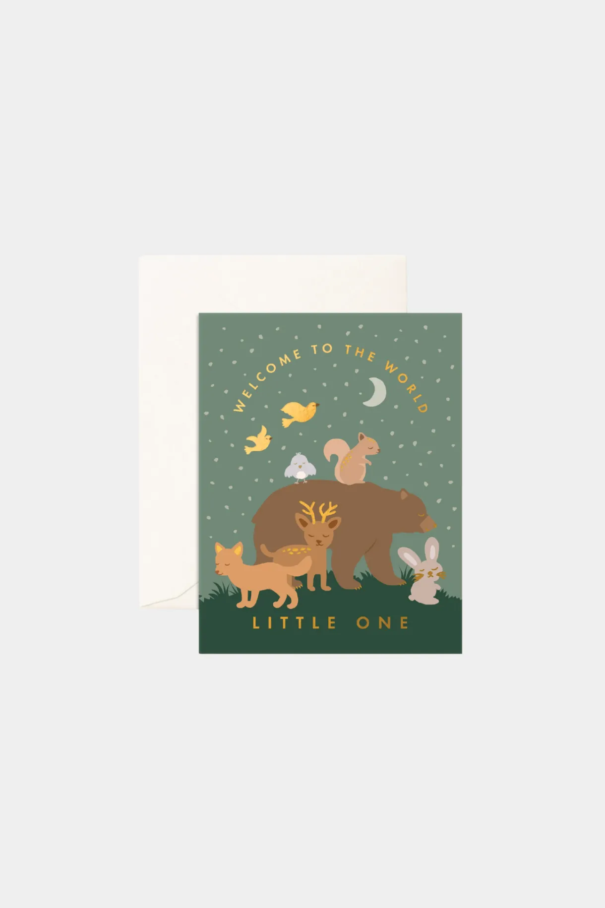 little_one_woodland_greet_0.webp Clearance Fox u0026 Fallow Little One Woodland Greeting Card