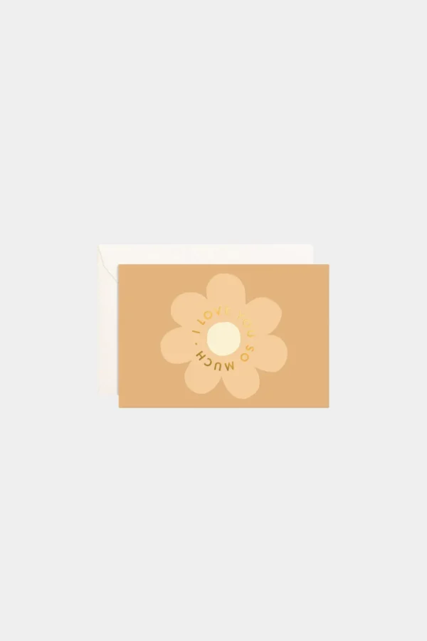 New Fox u0026 Fallow Love You Flower Mini Card