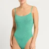 Hot Bond-Eye Swim Low Palace One Piece - Lagoon Lurex