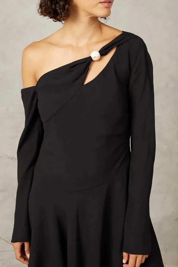 Clearance Mon Renn Marseille Mini Dress - Black