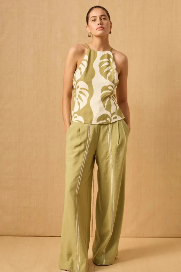 Clearance Mon Renn Midsummer Palm Top